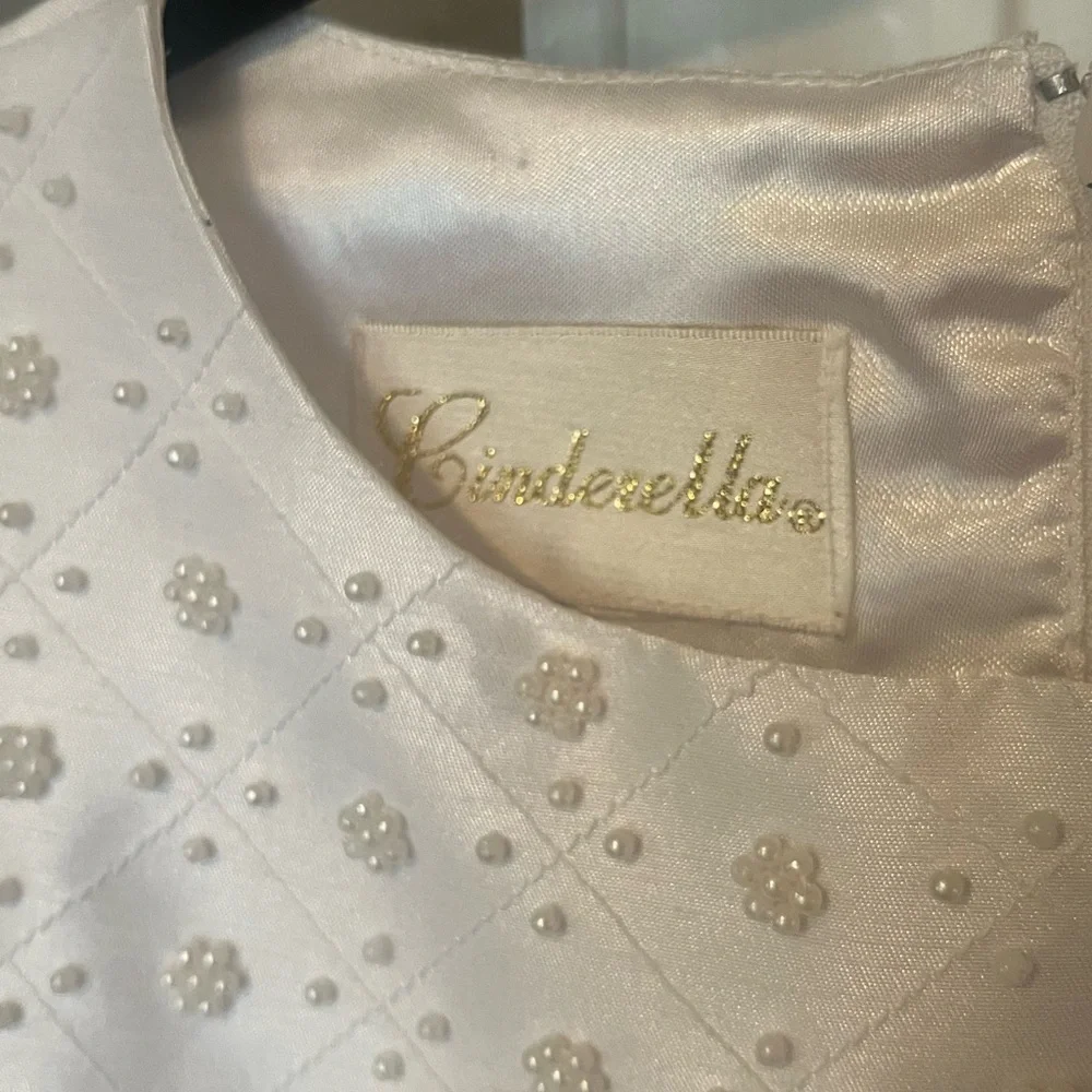 Cinderella Elegant White‎ Kids Formal Dress